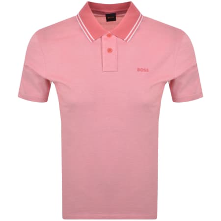 BOSS Oxford New Polo Pink | Mainline Menswear us